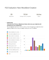 Appendix 3 – New Woodland Creation Survey
